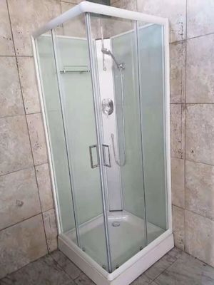 Μόνωση 80X80cm τετραγωνικό λευκό δωματίων ντους λουτρών γυαλιού